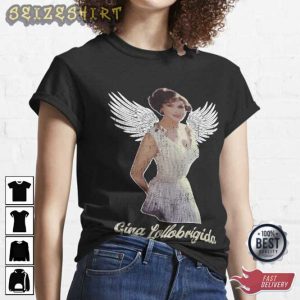 RIP Gina Lollobrigida Angel T-shirt