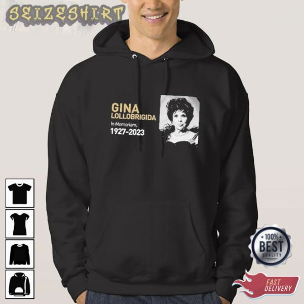 RIP Gina Lollobrigida Vintage Italian Movie Fan Design Sweatshirt