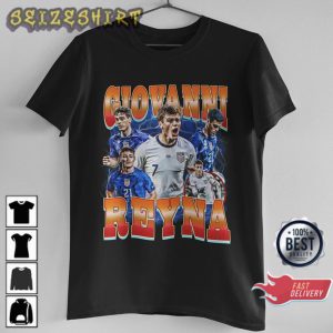 Giovanni Reyna World Cup 2022 Qatar Football T-Shirt