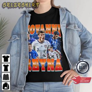 Giovanni Reyna World Cup 2022 Qatar Football T-Shirt