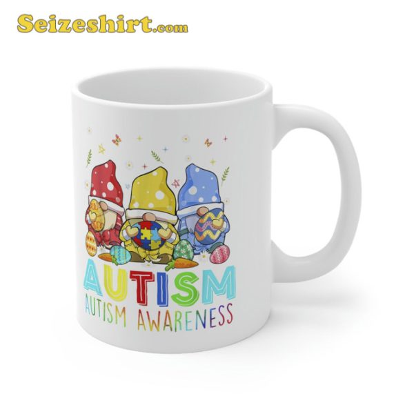 Gnome Autism Awareness Easter Day Mug