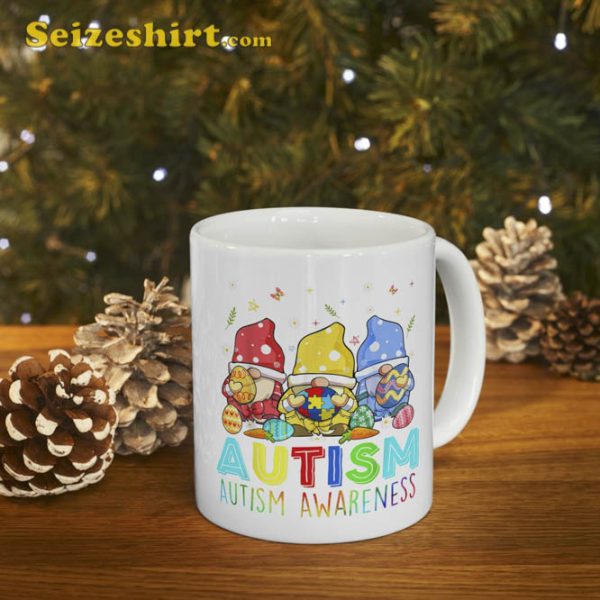 Gnome Autism Awareness Easter Day Mug