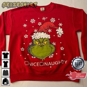 Grinch Face Grinch New Year Funny Xmas Gift Sweatshirt
