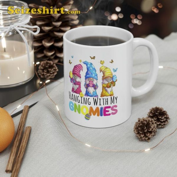 Hanging With My Gnomies Happy Bunny Gnome Easter Day 2023 Mug