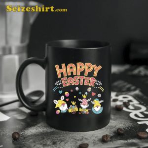 Happy Easter Day Colorful Egg Gnomes Mug