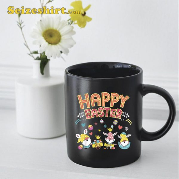 Happy Easter Day Colorful Egg Gnomes Mug