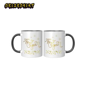 Happy New Year Shiny Style Mug