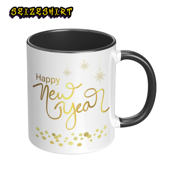 Happy New Year Shiny Style Mug