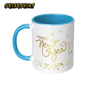 Happy New Year Shiny Style Mug