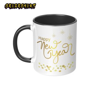 Happy New Year Shiny Style Mug