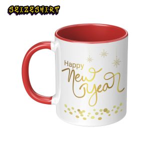 Happy New Year Shiny Style Mug