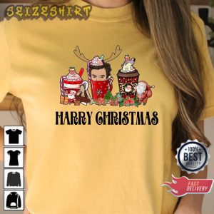 Harry Styles Christmas Coffee 2022 Harry's House Love Harry T-Shirt
