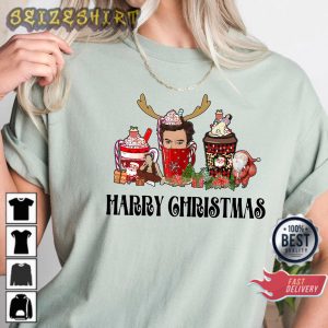 Harry Styles Christmas Coffee 2022 Harry’s House Love Harry T-Shirt