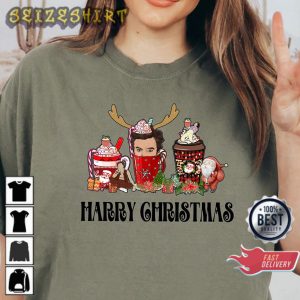 Harry Styles Christmas Coffee 2022 Harry’s House Love Harry T-Shirt
