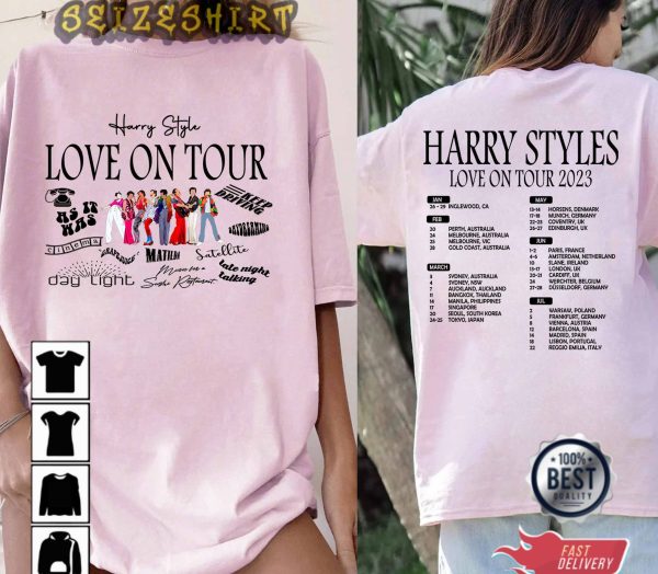 Harry Styles Love On Tour Outfits Shirt