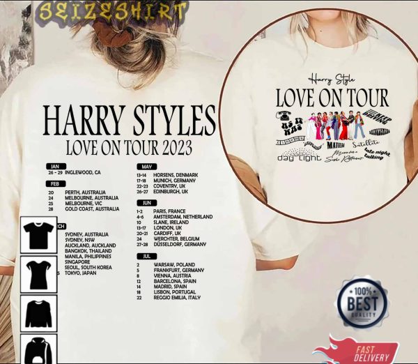 Harry Styles Love On Tour Outfits Shirt