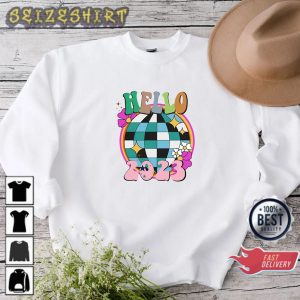 Hello 2023 Happy New Year Party Sweatshirt