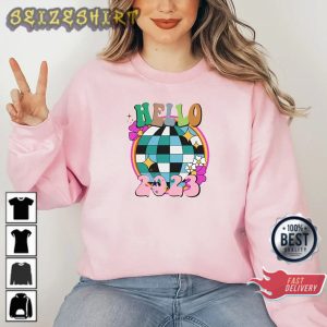 Hello 2023 Happy New Year Party Sweatshirt