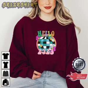 Hello 2023 Happy New Year Party Sweatshirt