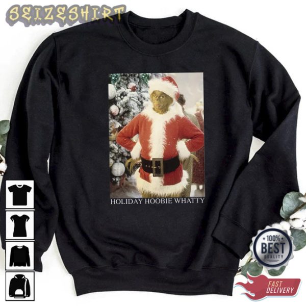 Holiday Hoobie Whatty How The Grinch Stole Printed Sweatshirt