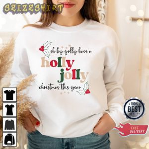 Holly Jolly Merry Christmas Family Christmas Sweatshirt