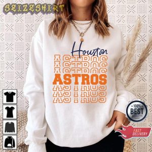 Houston Astros 2022 World Series Champions Crewneck T-Shirt