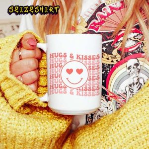 Hugs and Kisses Valentine Coffee Anniversary Mug