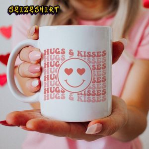 Hugs and Kisses Valentine Coffee Anniversary Mug