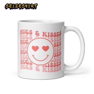 Hugs and Kisses Valentine Coffee Anniversary Mug