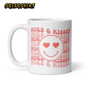 Hugs and Kisses Valentine Coffee Anniversary Mug