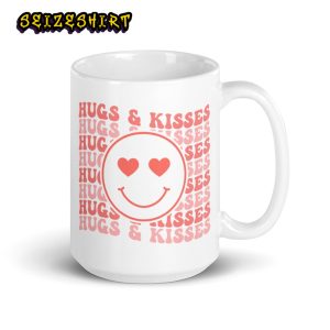 Hugs and Kisses Valentine Coffee Anniversary Mug