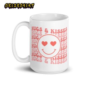 Hugs and Kisses Valentine Coffee Anniversary Mug