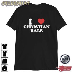 I Love Christian Bale Olivia Rodrigo I Heart Graphic T-Shirt (1)