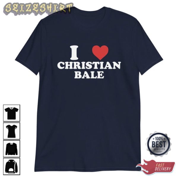 I Love Christian Bale Olivia Rodrigo I Heart Graphic T-Shirt