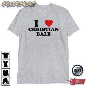 I Love Christian Bale Olivia Rodrigo I Heart Graphic T-Shirt (5)