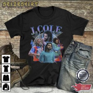 J Cole Vintage J Cole Concert Tour Shirt J T-shirt