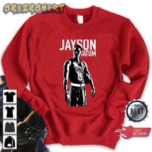 Jayson Tatum Black And White Vintage Graphic Sweatshirt