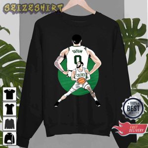 Jayson Tatum Funny Basketball Fanart Boston Celtics Graphic T-Shirt