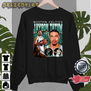 Jayson Tatum Vintage Retro Basketball Player Gift Boston Celtics T-Shirt