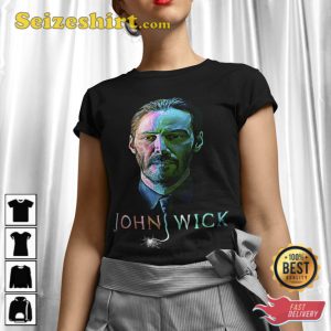 John Wick Fan Art Graphic Tee Shirt Gift for Fan