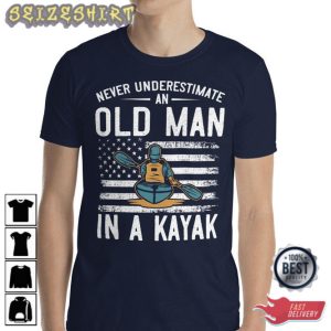 Kayaking Shirt For Men Kayak Hoodie Gift For Kayaker Never T-shirt