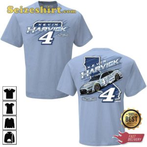 Kevin Harvick 2 Side 4 Busch Light Nascar Horsepower Tee Shirt