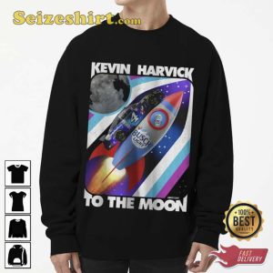 Kevin Harvick To The Moon Vintage Tee Shirt