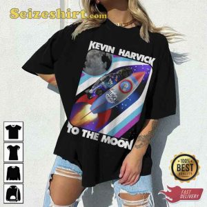 Kevin Harvick To The Moon Vintage Tee Shirt