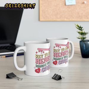 Key To My Heart Handle With Care Ceramic Mug