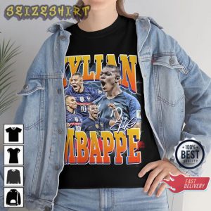 Kylian Mbappe World Cup 2022 Qatar Vintage Graphic T-Shirt