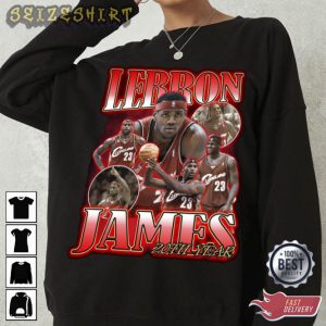 LeBron James 20th Years Basketball Gift T-Shirt (1)