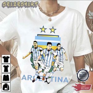 Lionel Argentina National Team 2022 World Cup T-Shirt (2)