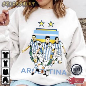 Lionel Argentina National Team 2022 World Cup T-Shirt (3)