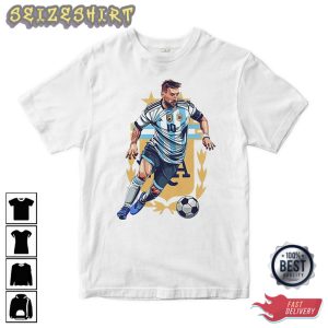 Lionel Messi Argentina Art Unisex Shirt Design